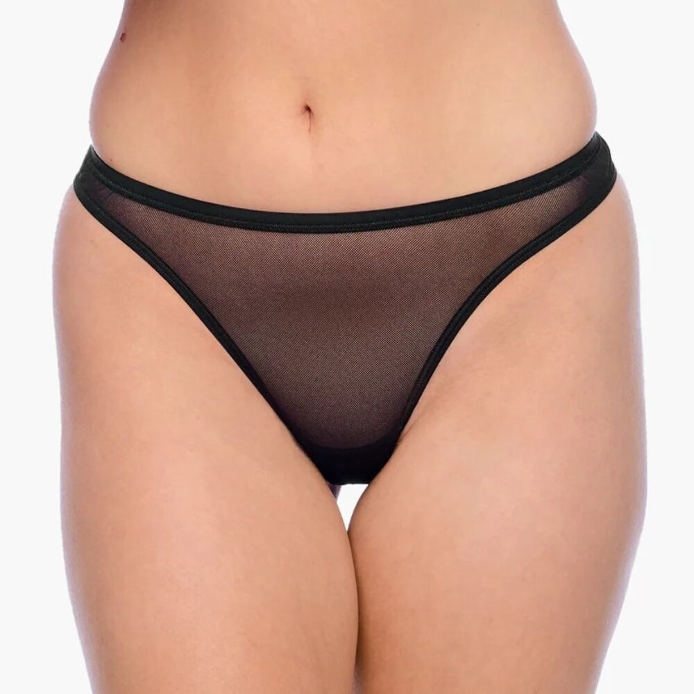 3 pack of Cosabella Soire New Thongs M/L (2 Black, 1 White)